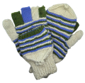 Guantes-Mitones - Tejido a mano - Talla M